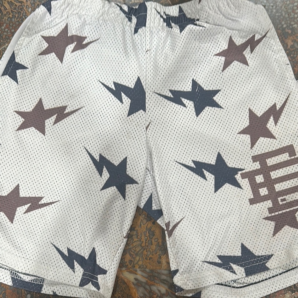 Eric Emmanuel x BAPE shorts